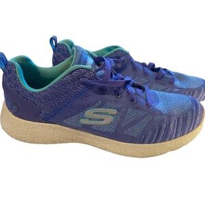 Skechers Womens Burst Air Cooled Blue & Teal Memory foam Running Shoes
Sz 6.5